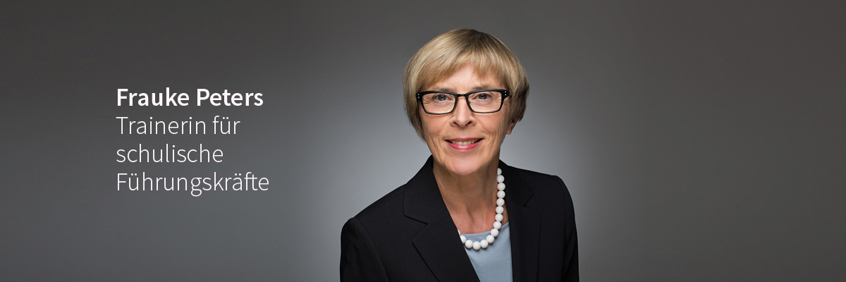 Frauke Peters – Trainerin für schulische Führungskräfte
